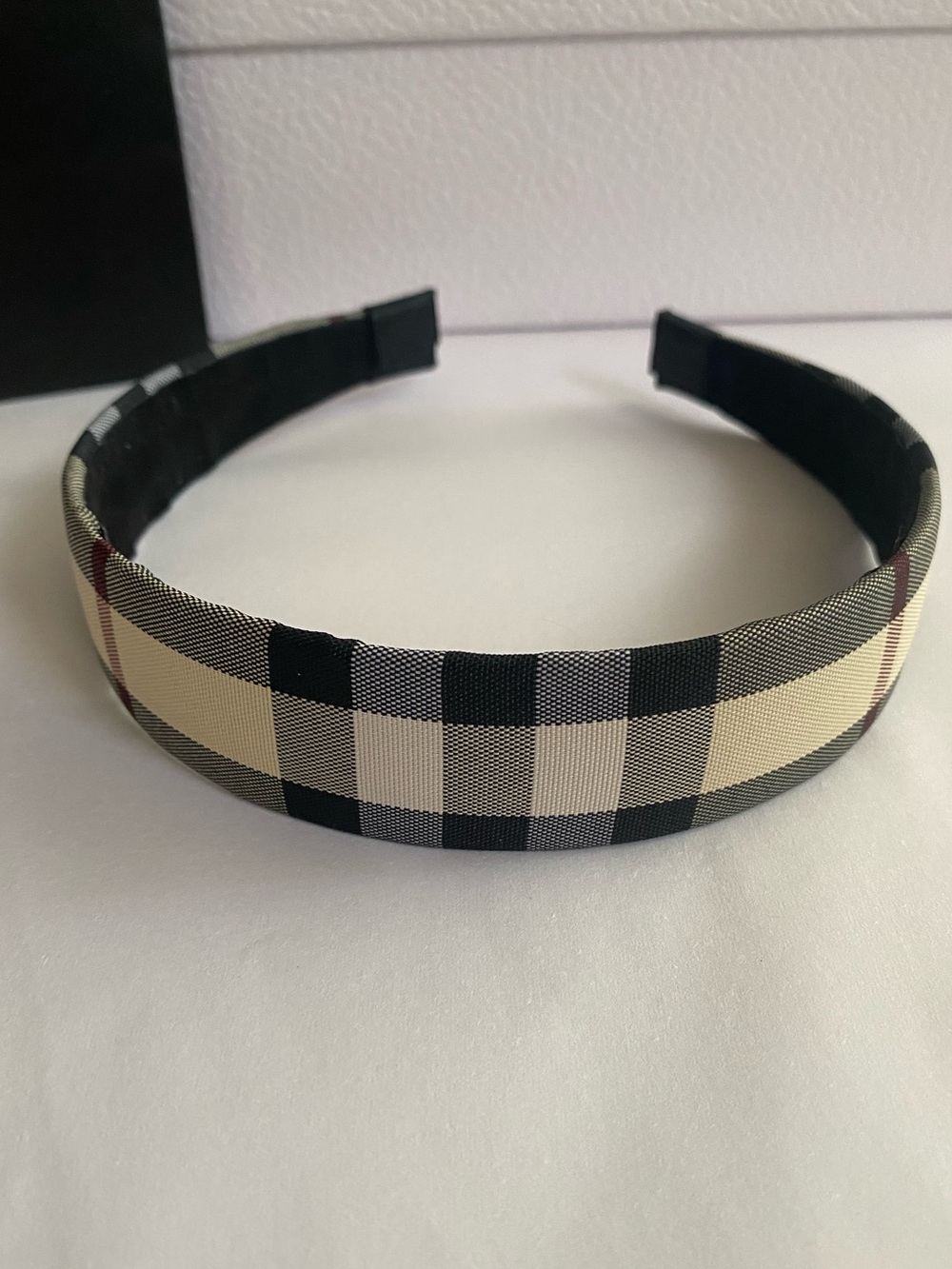 Burberry Ribbon Plaid Headband - Picture 4 of 5